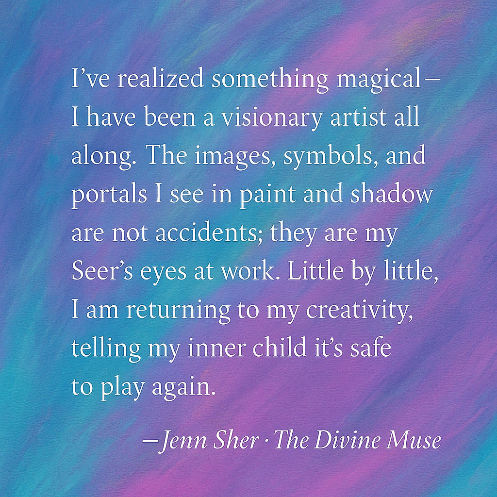 🌌 The Realization: I Am a Visionary Artist