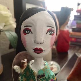 Making of A Geisha Inspired Art Sculpture