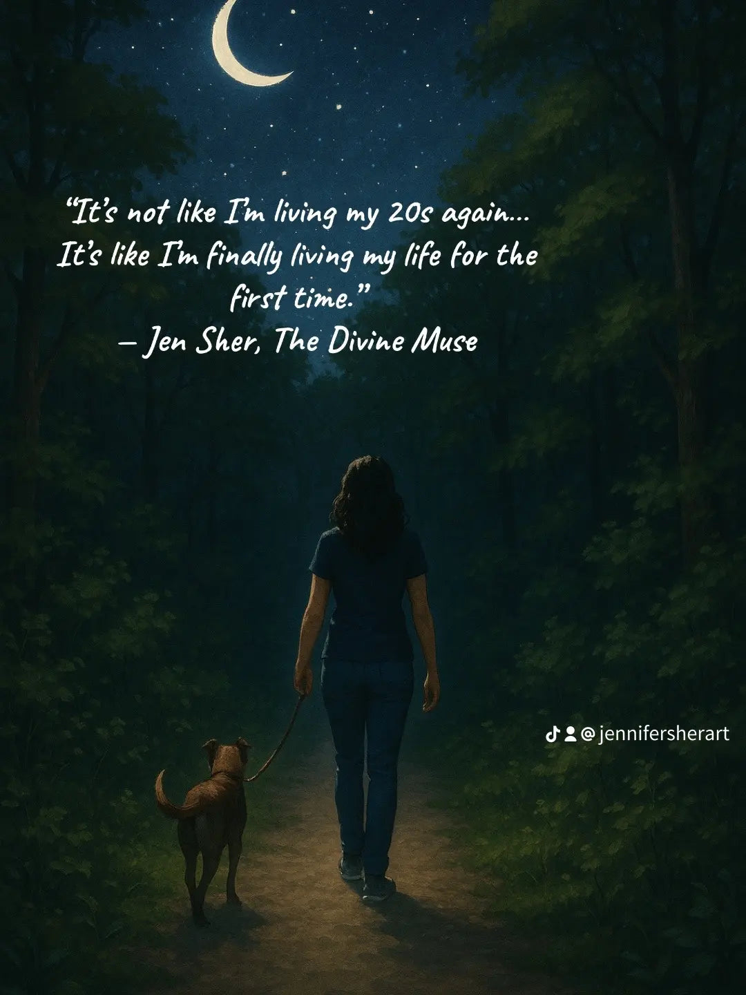 🌙 Whispers of the Night: A Walk with Duke 🌙