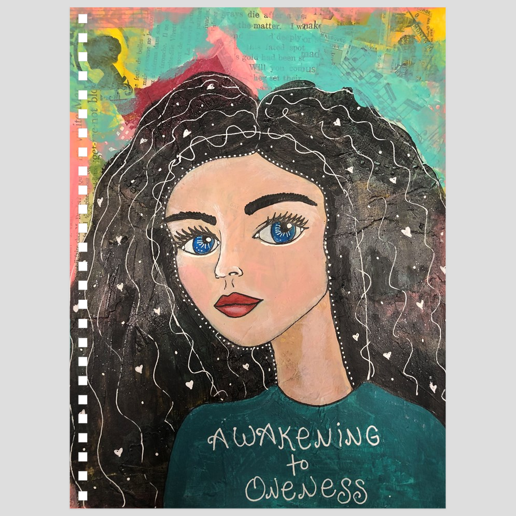 Awakening to Oneness Notebook - Jennifer Sher Art