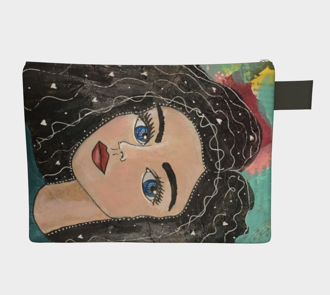 Awakening to Oneness Carry-all Zipper Pouch - Jennifer Sher Art