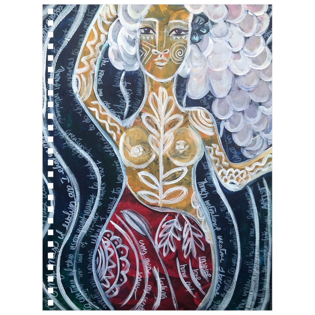Swirling Goddess Notebook - Jennifer Sher Art