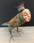 SOLD - Art Doll Quirky Bird - Jennifer Sher Art