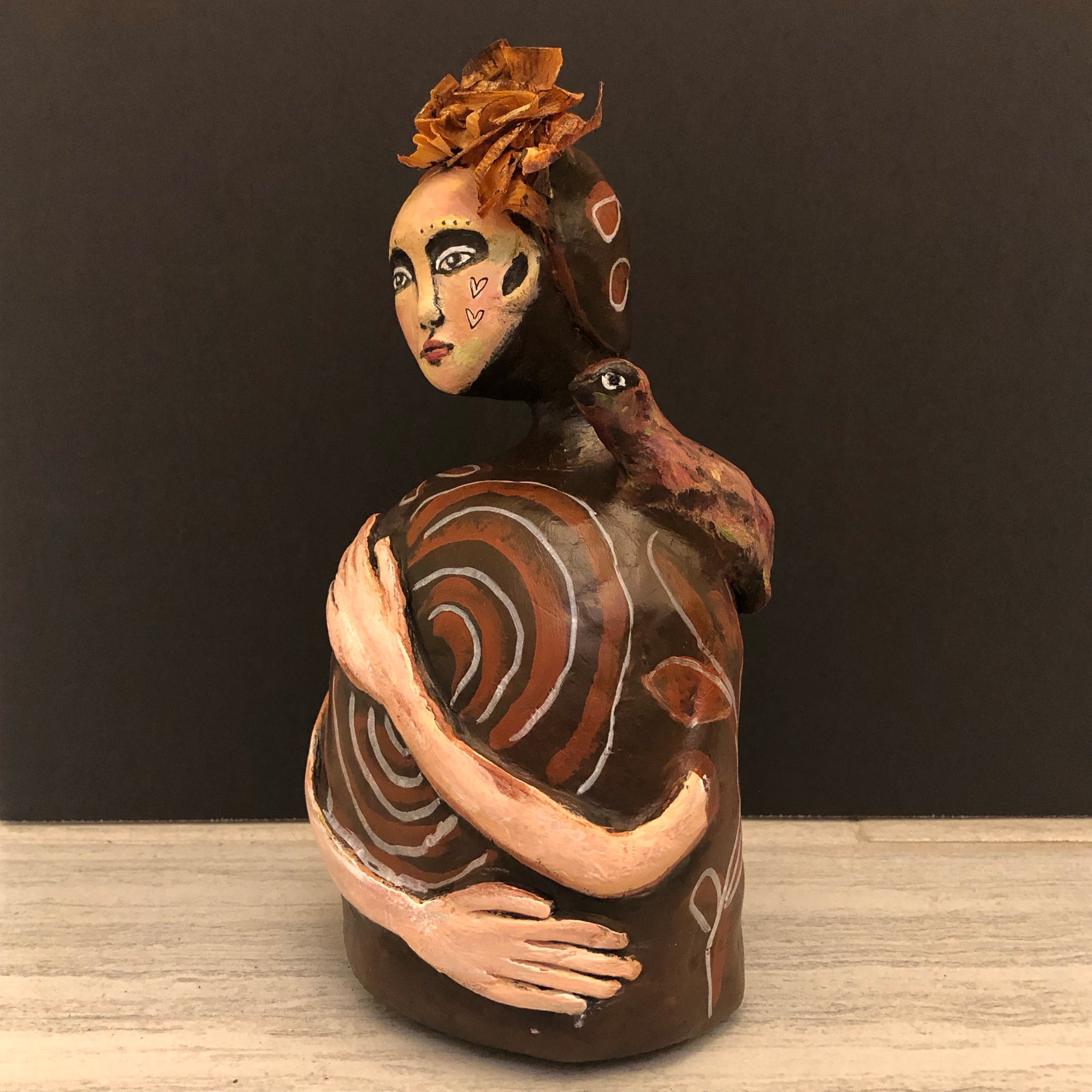 SOLD -Spiral Guardian - Jennifer Sher Art