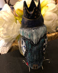 Blue King Owl - Jennifer Sher Art