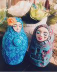 Om Meditation Art Doll - Jennifer Sher Art
