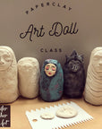 CLOSED - Paperclay Art Class - Creating an Art Doll - Jennifer Sher Art