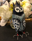 Blue King Owl - Jennifer Sher Art