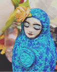 Om Meditation Art Doll - Jennifer Sher Art