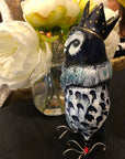 Blue King Owl - Jennifer Sher Art