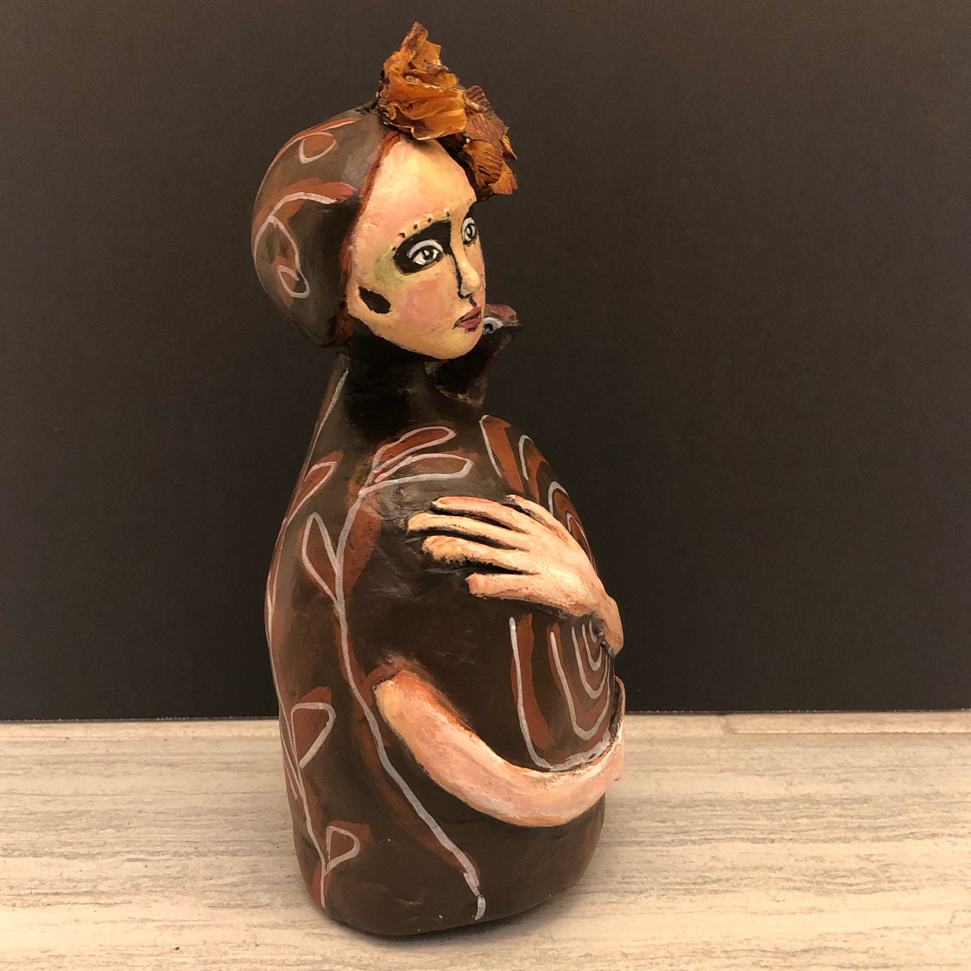 SOLD -Spiral Guardian - Jennifer Sher Art