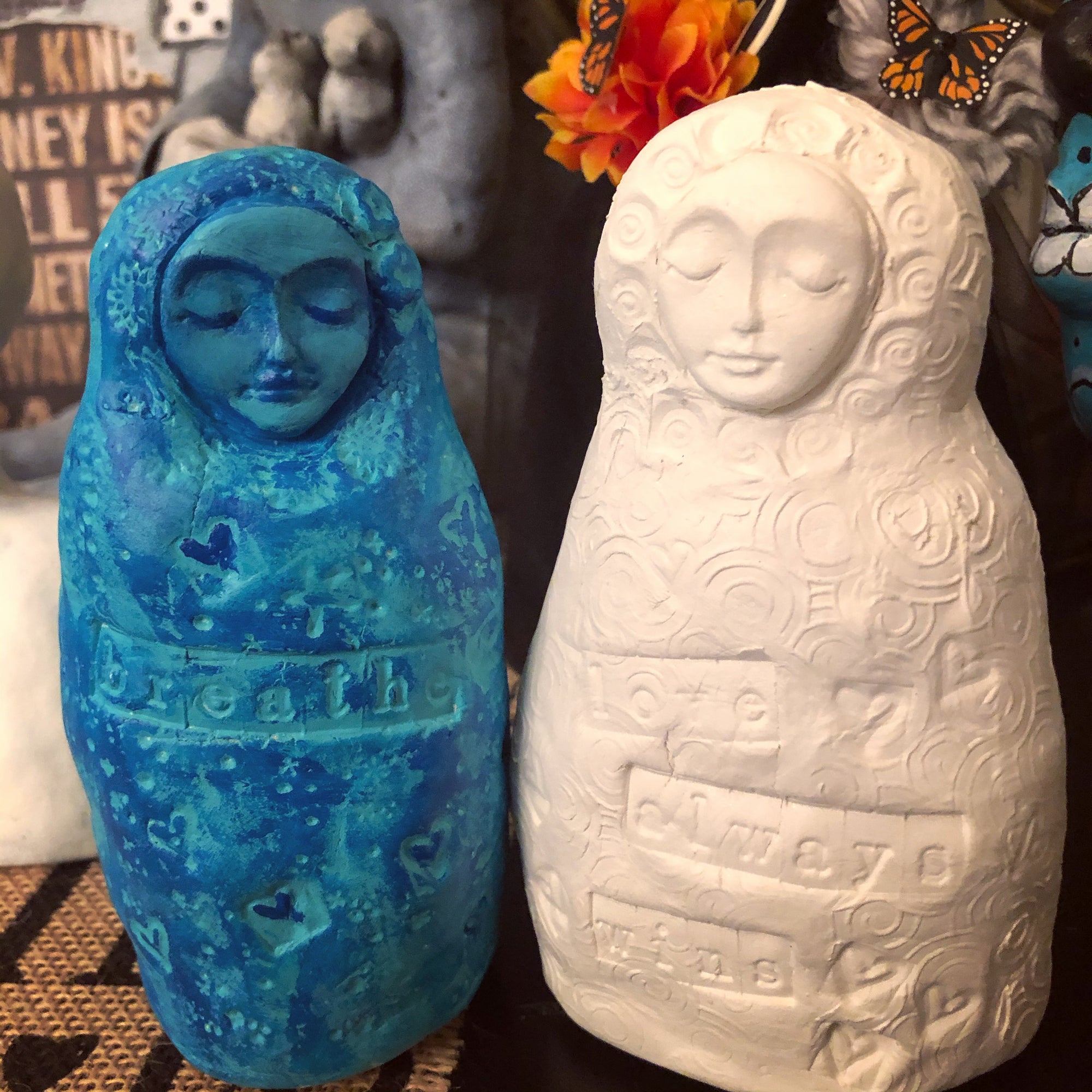 CLOSED - Paperclay Art Class - Creating an Art Doll - Jennifer Sher Art