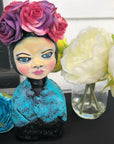 SOLD -Sophia - Flowers in her head - Jennifer Sher Art