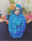 Om Meditation Art Doll - Jennifer Sher Art