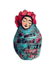 SOLD - Meditation Art Doll with Message