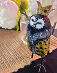 SOLD - Regal Owl - Yellow Crown - Jennifer Sher Art