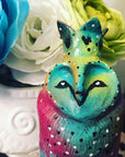 SOLD - Rainbow Owl - Jennifer Sher Art