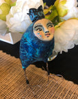 SOLD - Lucia - The Birdie Girl - Jennifer Sher Art
