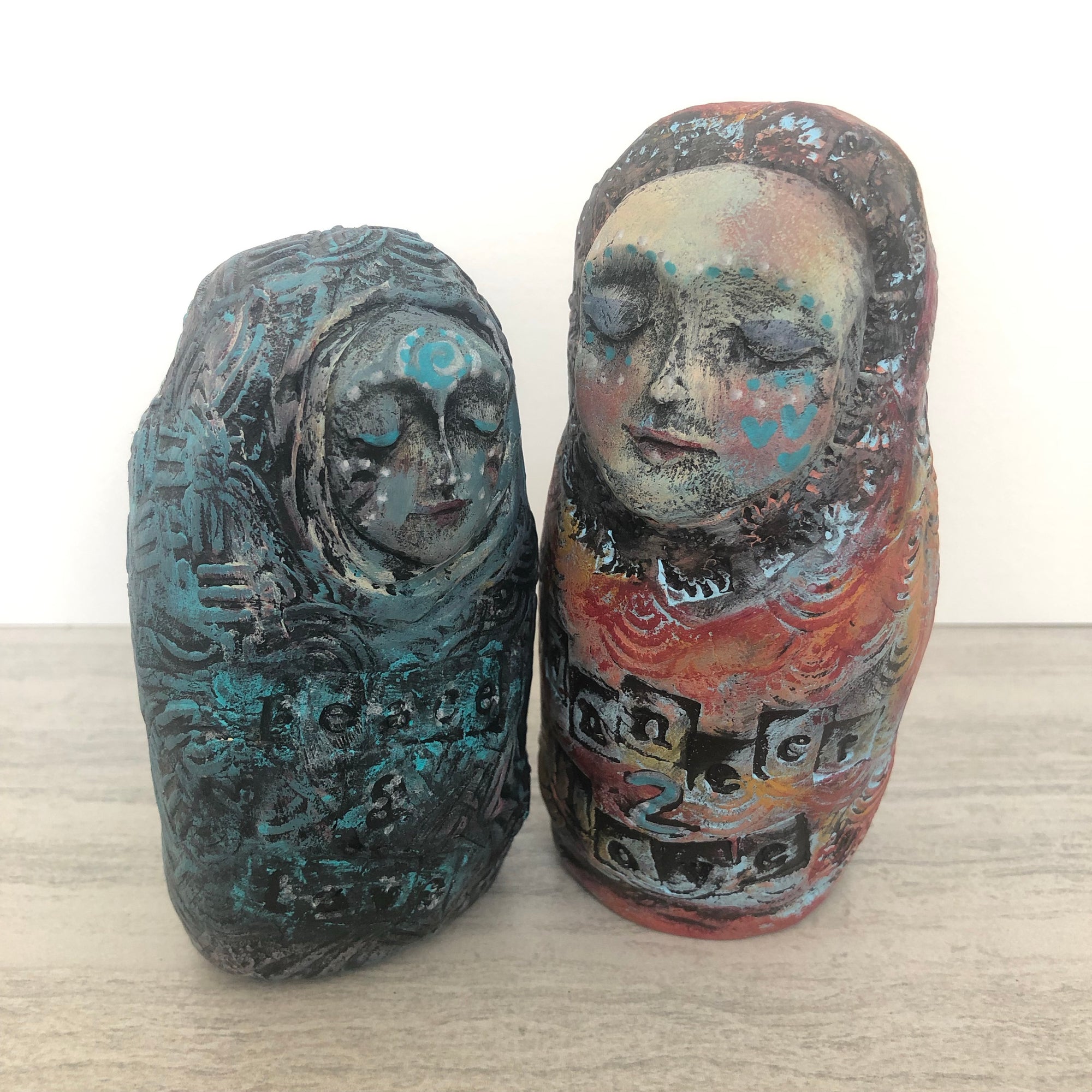 SOLD - Peace & Love - Jennifer Sher Art