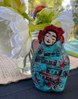 SOLD - Meditation Art Doll with Message - Jennifer Sher Art