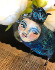 SOLD - Lucia - The Birdie Girl - Jennifer Sher Art