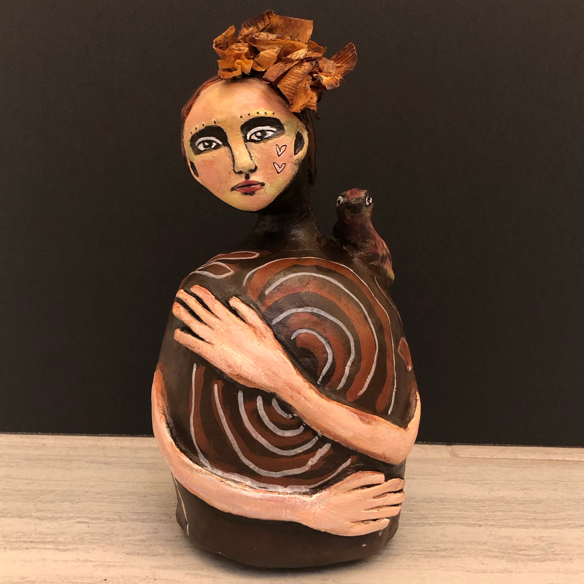 SOLD -Spiral Guardian - Jennifer Sher Art