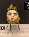 SOLD - Handmade Sculpture VerdieRose - Jennifer Sher Art