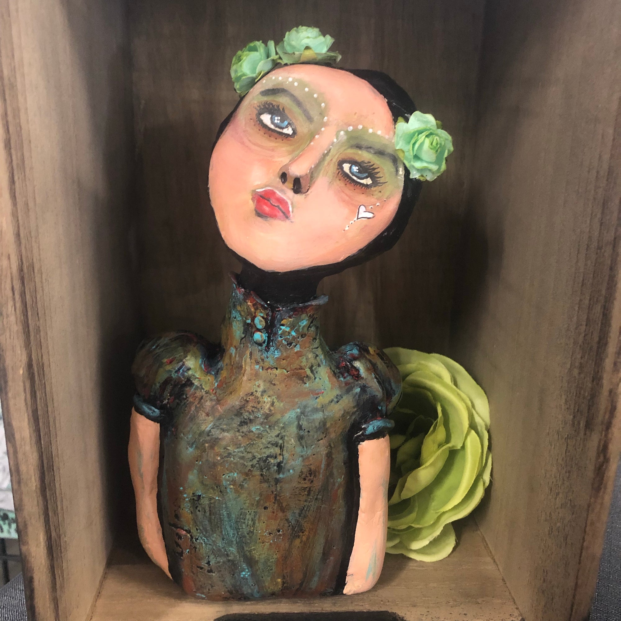 SOLD - Nyssa, the Scandinavian Elf - Jennifer Sher Art