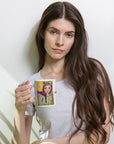 Purple Hair Angel Mug - Jennifer Sher Art