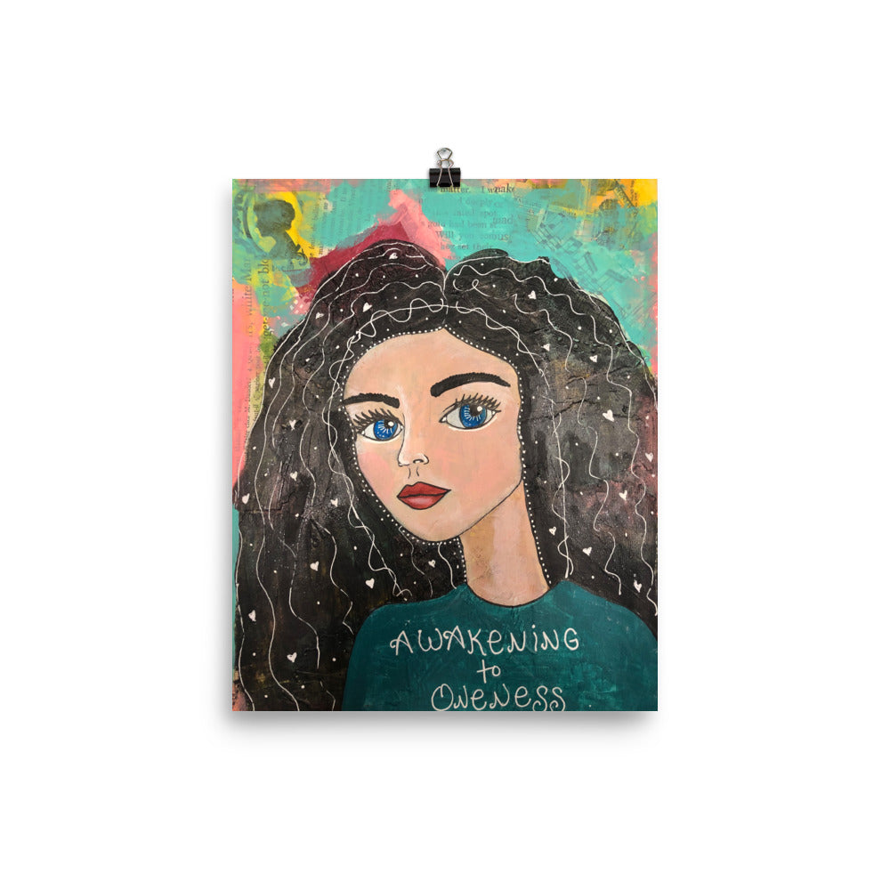 Awakening To Oneness Art Print - Jennifer Sher Art
