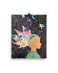Multi-Color Feathers Art Print - Jennifer Sher Art