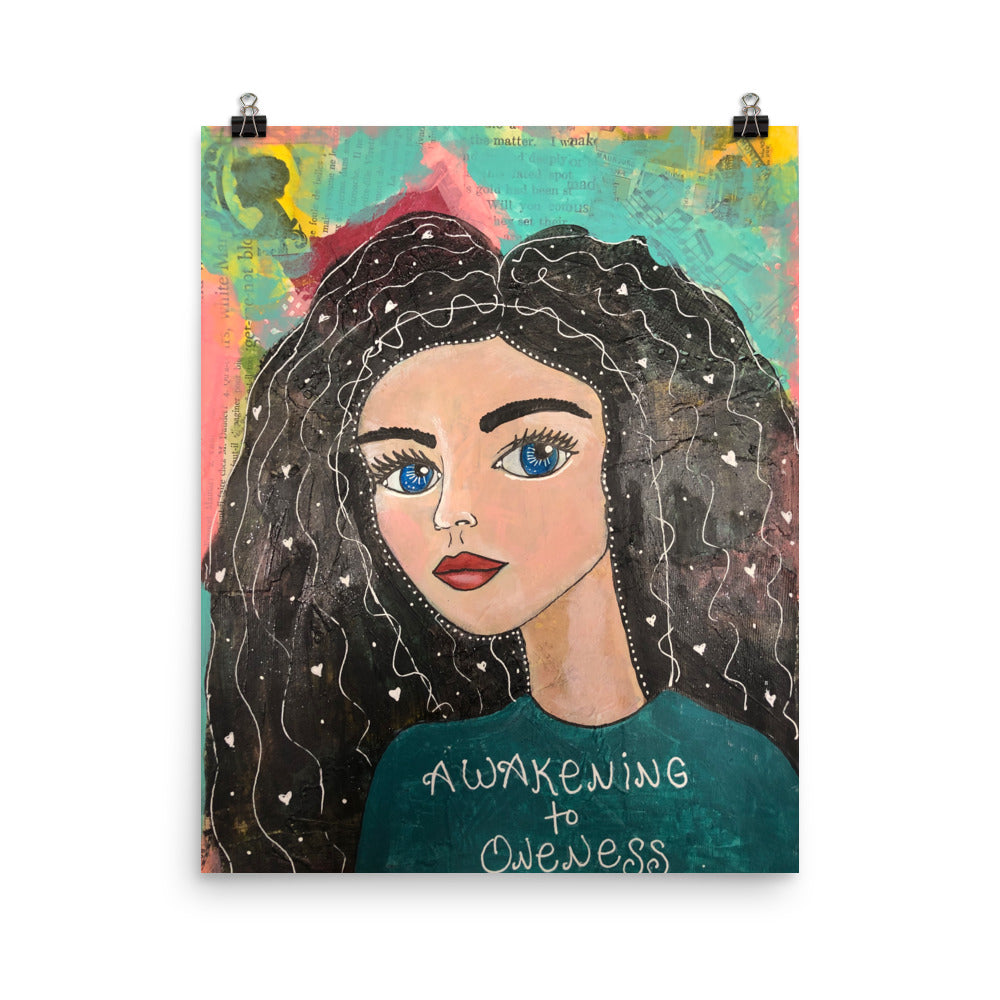 Awakening To Oneness Art Print - Jennifer Sher Art