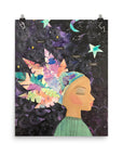 Multi-Color Feathers Art Print - Jennifer Sher Art