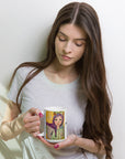 Purple Hair Angel Mug - Jennifer Sher Art