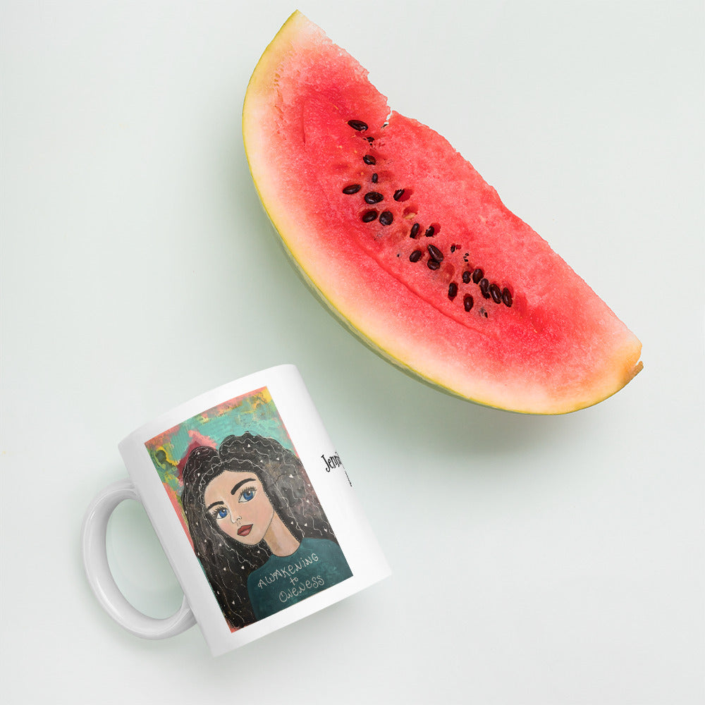 Awakening To Oneness Mug - Jennifer Sher Art