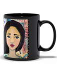 Mixed Media Girl Mug