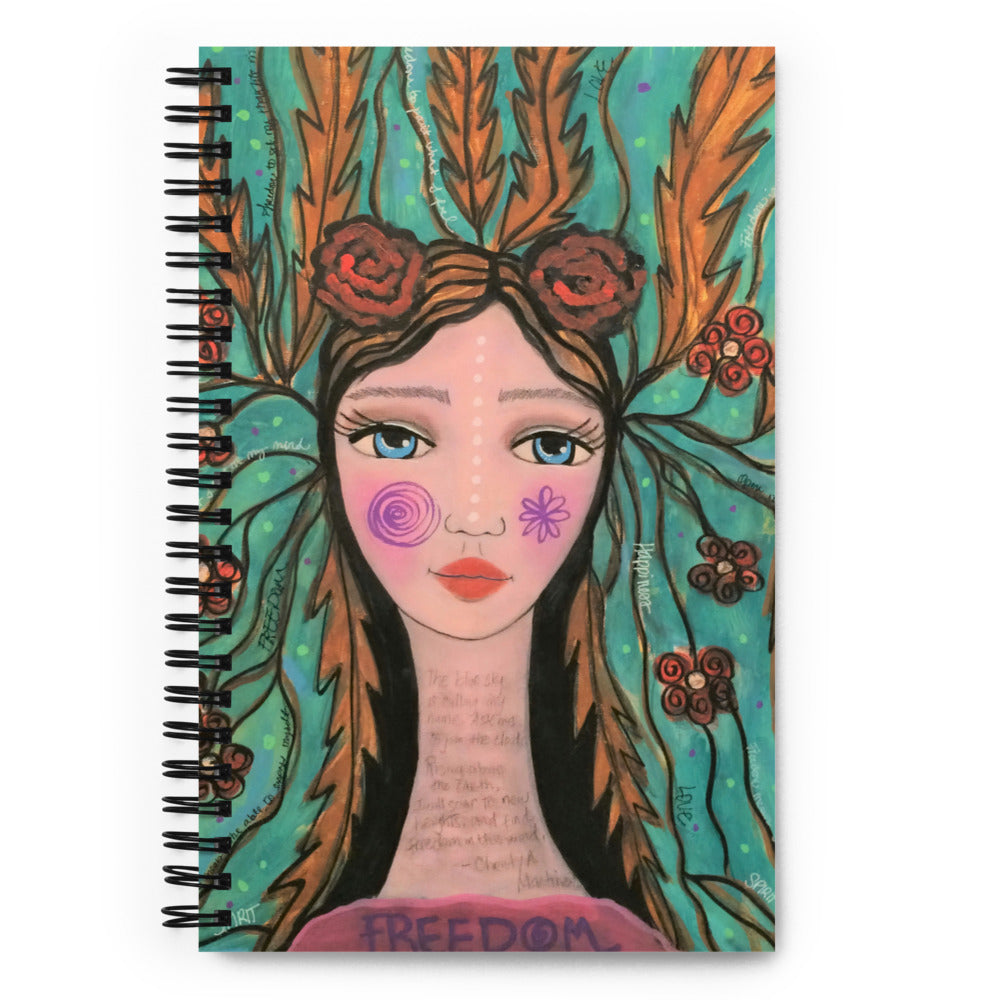 Freedom Spiral notebook