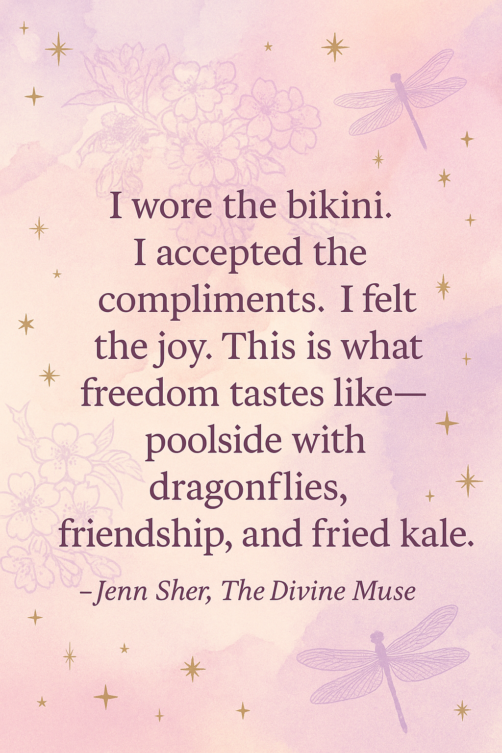 The Brave Bikini, the Dragonflies & the Gift of Friendship