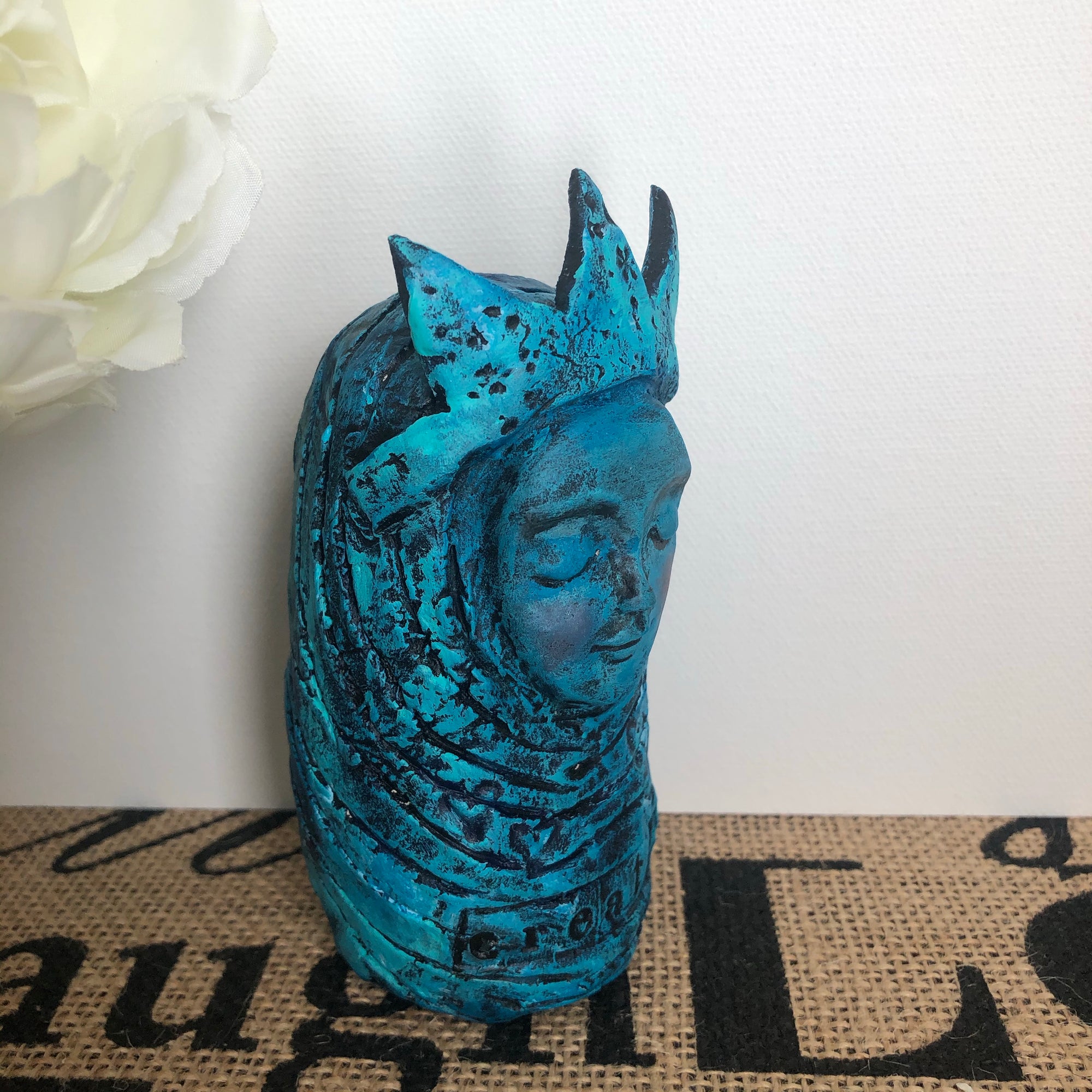 SOLD - Create Meditation Art Doll - Jennifer Sher Art