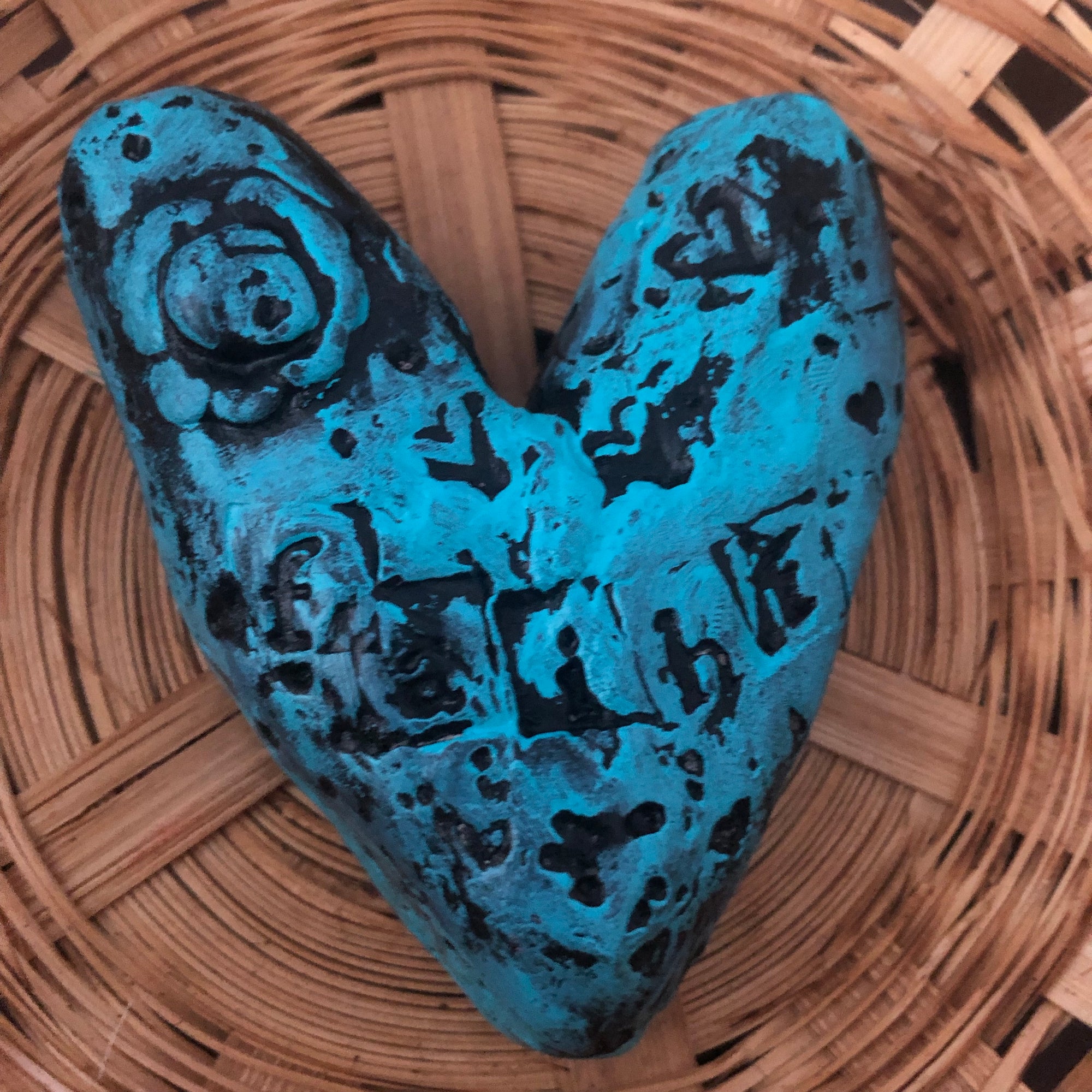 SOLD - Hand Sculpted Hearts - Jennifer Sher Art
