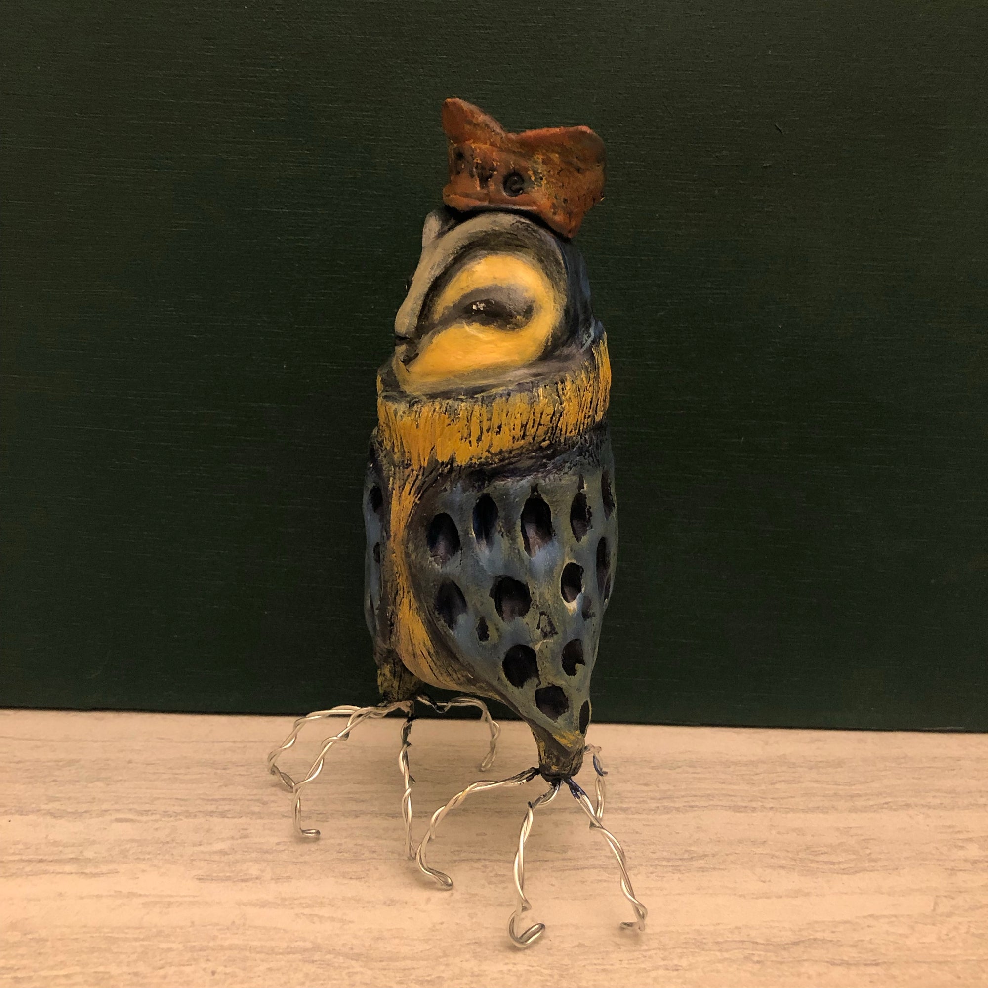 SOLD - Love Owl - Jennifer Sher Art