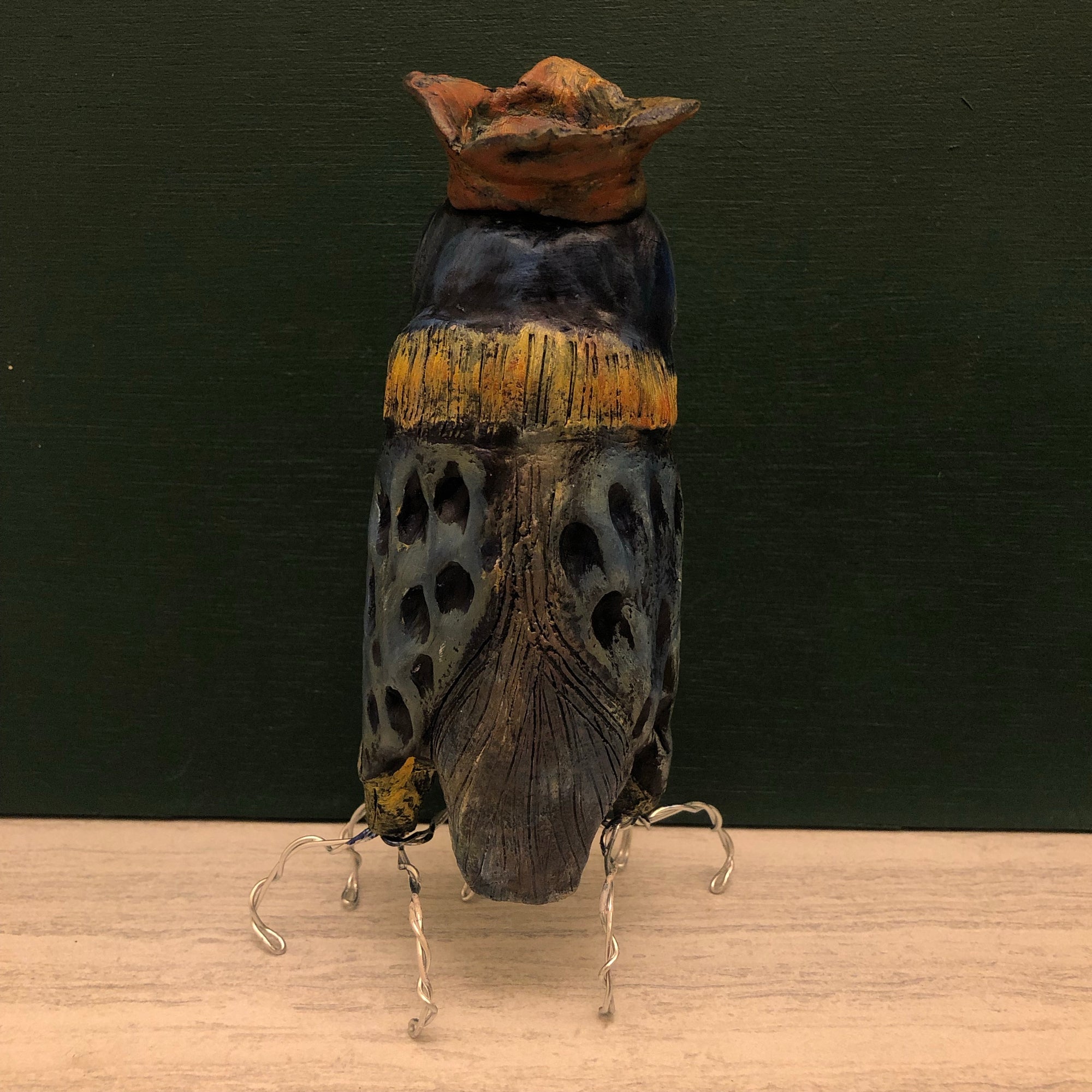 SOLD - Love Owl - Jennifer Sher Art