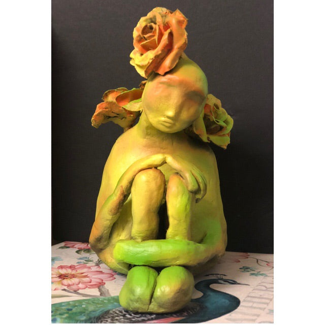 SOLD - Sorrows Shadow Art Doll - Jennifer Sher Art