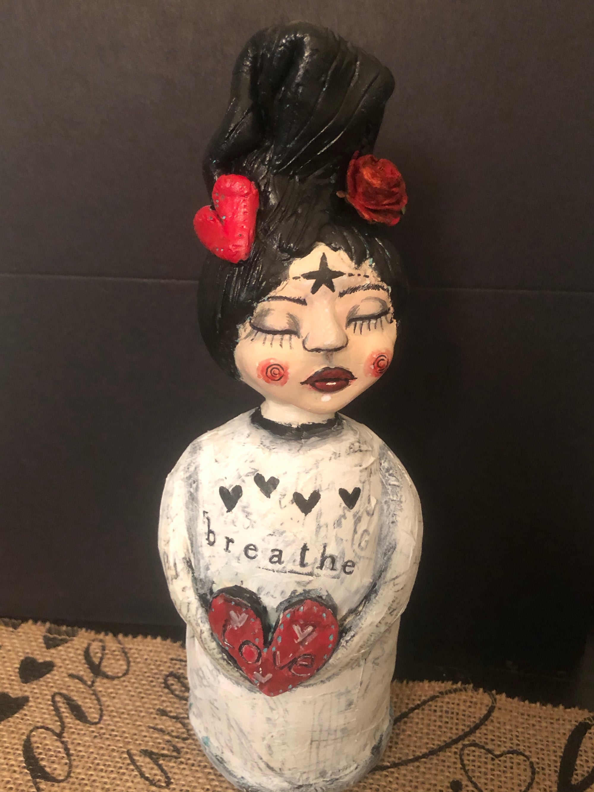 SOLD - Breathe Art Doll - Jennifer Sher Art