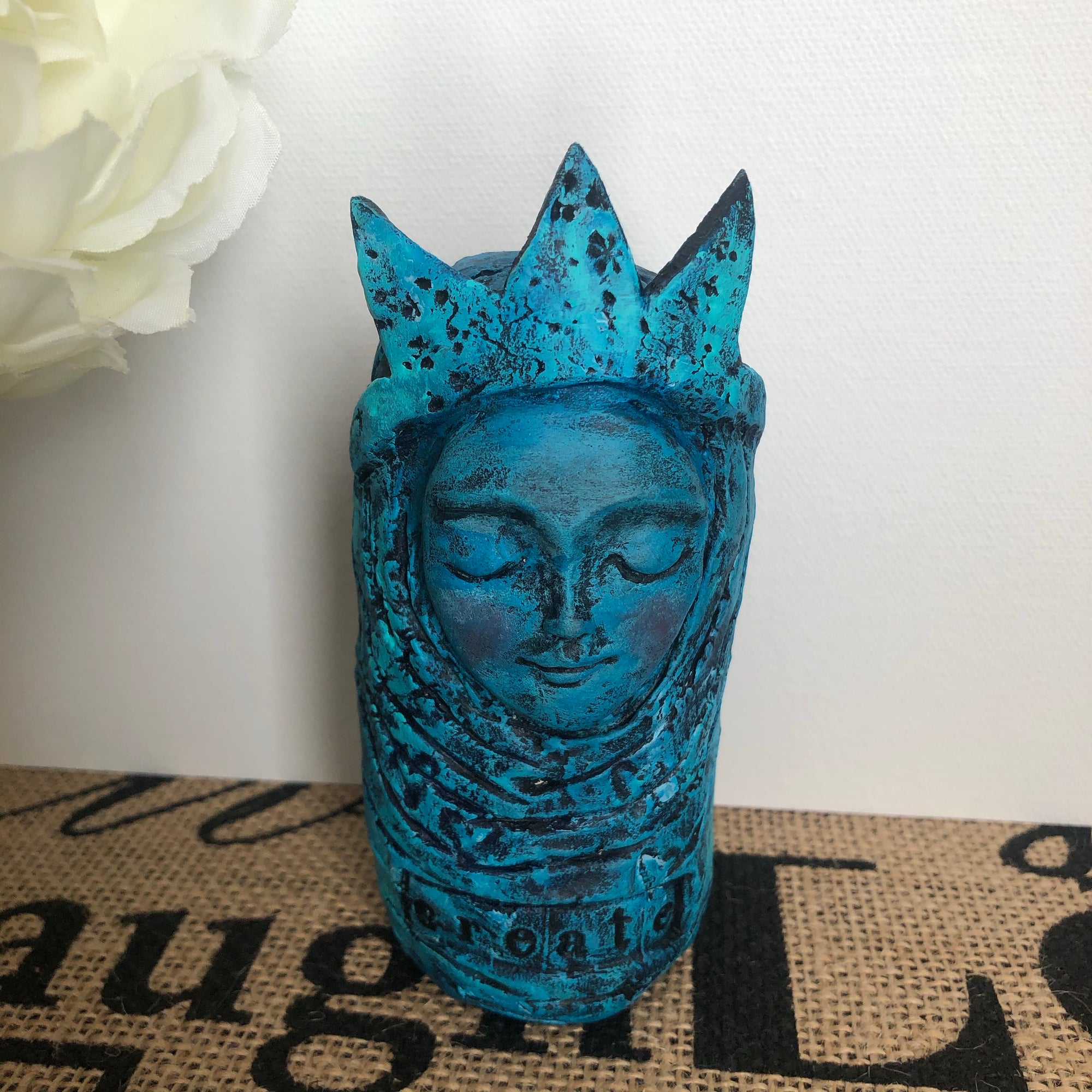 SOLD - Create Meditation Art Doll - Jennifer Sher Art