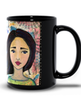 Mixed Media Girl Mug