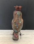 SOLD - Quirky Bird Art Doll - Jennifer Sher Art